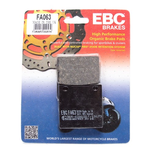 Pastiglie freno organiche ebc - organiche,