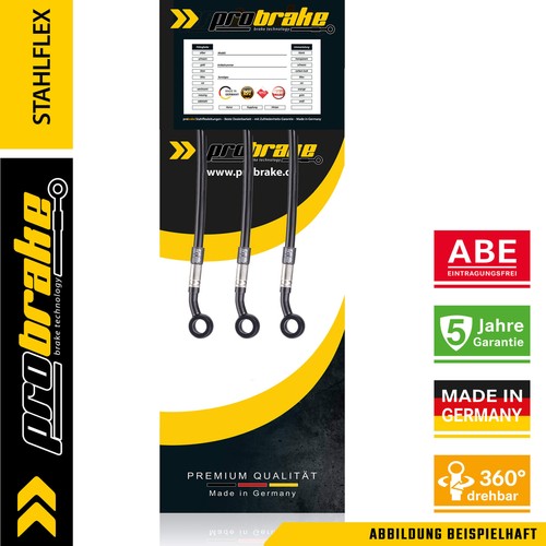Tubo freno stahlflex nero per - tubo,